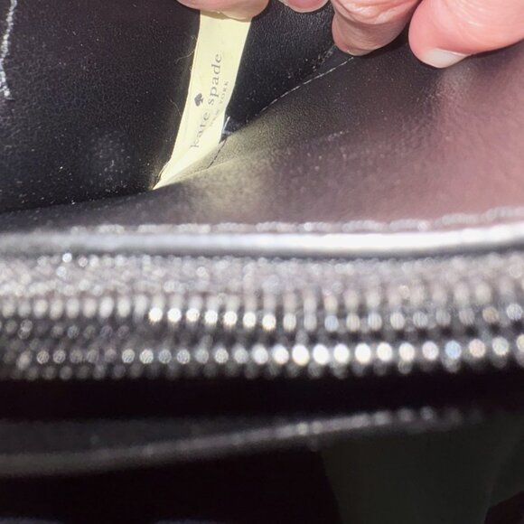 Vintage Kate Spade New York Flat Wristlet Nott Ditsy Rose Design Gold Hardware - Picture 5 of 11